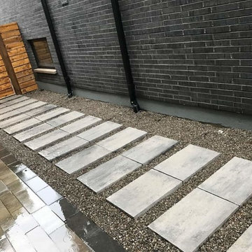 North York - Driveway, Porch and Flower bed planting