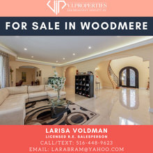 LARISA VOLDMAN, LICENSED REAL ESTATE SALESPERSON, Call / Text 516-448-9