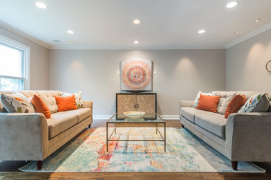 Example of a living room design in New York