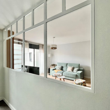 REFORMA PARA INTEGRAR COCINA CON SALON
