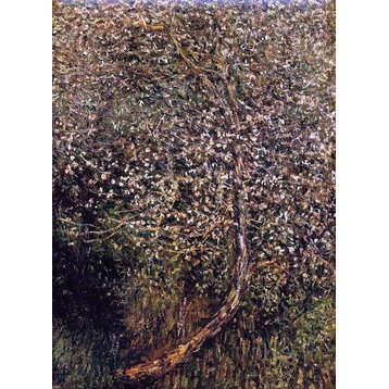Claude Oscar Monet Apple Trees in Blossom by the Water Wall Decal