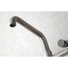 KS823SN Concord Two-Handle Wall-Mount Kitchen Faucet, Brushed Nickel