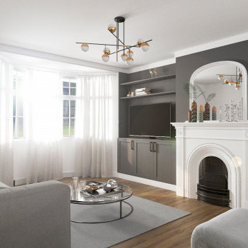 Redesign of Three Rooms in a House in London