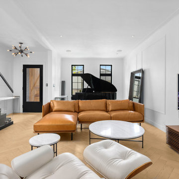 Gorgeous staircase in a 2-family home in Ridgewood