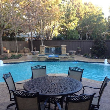 Contemporary Plunge Pool in Roanoke