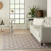 Nourison Palamos French Country Floral Grey 5'3" x 7'3" Indoor Outdoor Area Rug