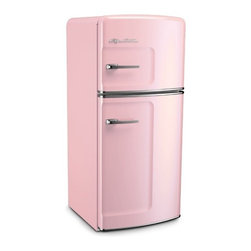 Big Chill - Big Chill Studio 14.4 cu. ft. Top-Freezer Fridge - Pink Lemonade - Refrigerators