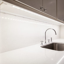 Kitchen receptacles and cabinet lighting