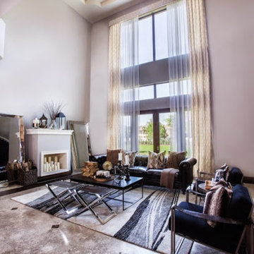 A Major League Upgrade to a Living and Family Room