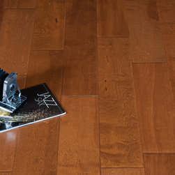 Wine Cask - Silverline Wide Plank Birch Flooring - Engineered Wood Flooring
