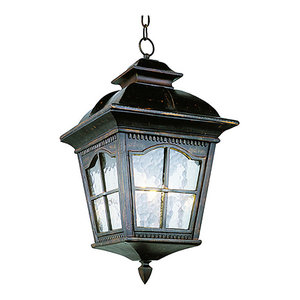 19.5 Trans Globe Lighting 4505 RT Burlington Outdoor Rust Traditional Hanging Lantern