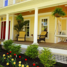 terrace/covered porch gardens