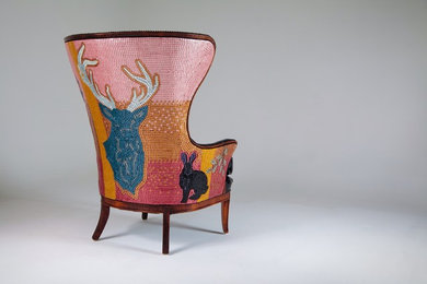 Fantasical Winged-back Chair