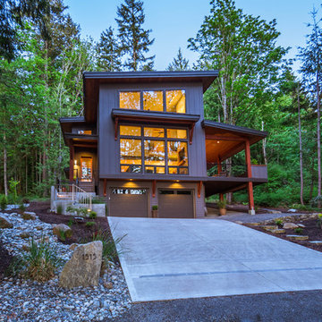 Bright Modern House Plan - 6454