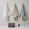 Madison Park Signature Luce 100% Egyptian Cotton 6 Piece Towel Set, Sand
