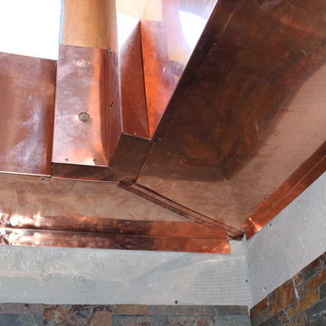 Copper Fascias,Soffits and Posts Cladding/Wrapping