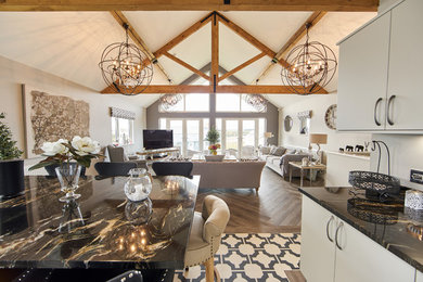 This is an example of a nautical living room in Other.