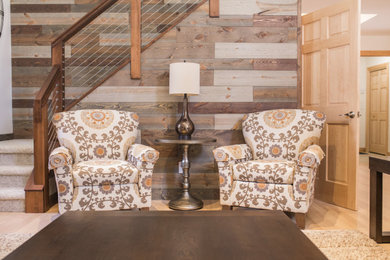 Living room - rustic living room idea in Other