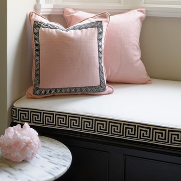 Rose Quartz Inspired Window Seat