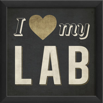I Heart My Lab Print