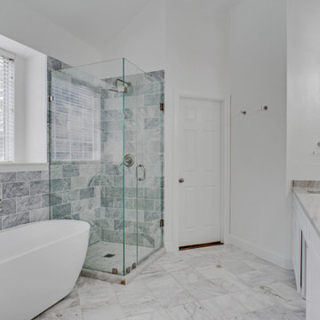 Gorgeous porcelain tile flooring