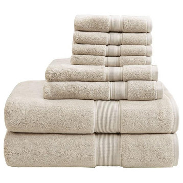 800GSM Cotton 8 Piece Towel Set, MPS73-190