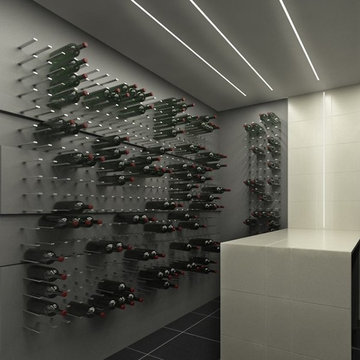 Modern Wine Cellars, Wine Racks, and Wine Displays