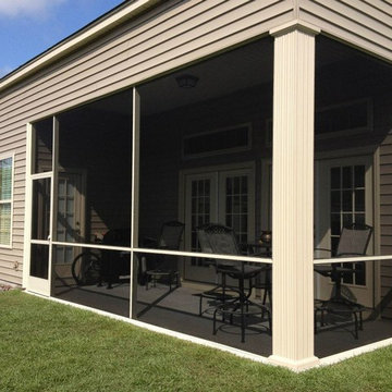 Screen Porch install by Screenmobile of Wilmington NC