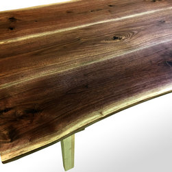 Walnut Live Edge Dining Table - Dining Tables