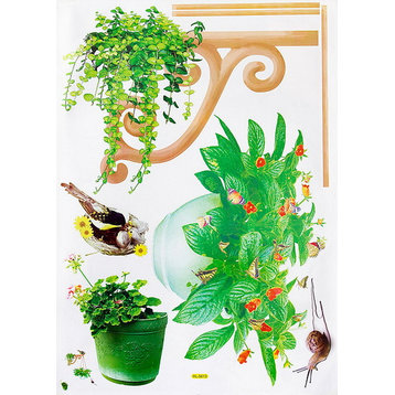 Ivy Garden - Large Wall Decals Stickers Appliques Home Decor