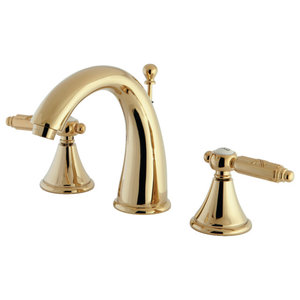 Kingston Brass Georgian 6 Double Handle Bathroom Sink Faucet
