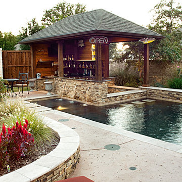 Dry Stack - Custom Swimming Pool - North Richland Hills, TX
