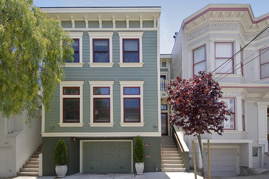 Inspiration for a timeless exterior home remodel in San Francisco