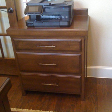 Home office 3 drawer printer stand