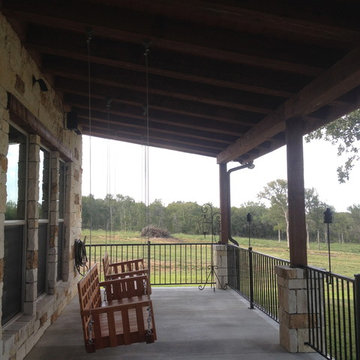 Christianson Ranch swings and swing bed project.