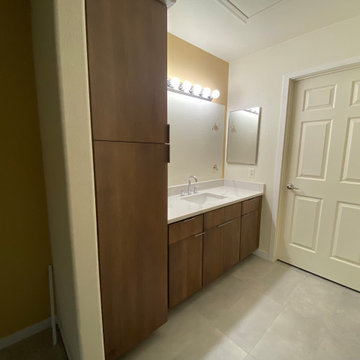 Modified European Kitchen and Bathroom Cabinetry Reface