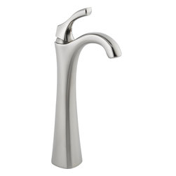 Delta Addison&trade; Single Handle Centerset Lavatory Faucet with Riser - Less Pop-Up - Bathroom Sink Faucets