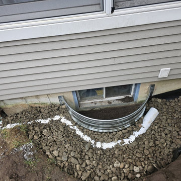 Window Well Drain Installation Slingerlands, NY Basement Drainage
