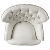 GDF Studio Zyral Ivory Fabric Club Chair
