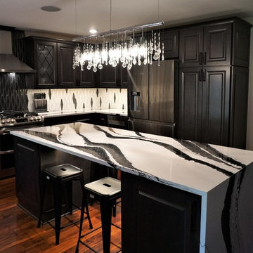 Dark and Glamorous Kitchen