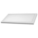 Quest LED - LED Surface Mount Panel Built In Internal Driver; 0-10V Dimmable; Ultra T, 1 X 4 - •Effortless Installation – High quality internal driver, lightweight led flat panel light can be quickly & easily installed as a surface mount, flush mount and suspended mount without a mounting kit. Distinct hook design makes installation easy and secures when attaching to suspended grid ceilings and troffer fixtures.