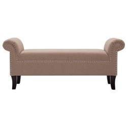 Transitional Upholstered Benches by Jennifer Taylor Home