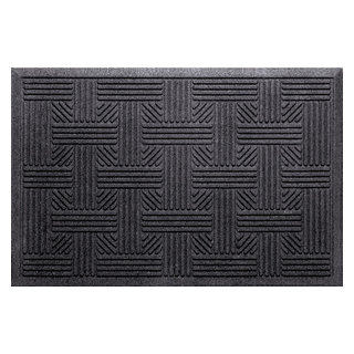 Rubber Ridge Scraper Doormat 3' x 5