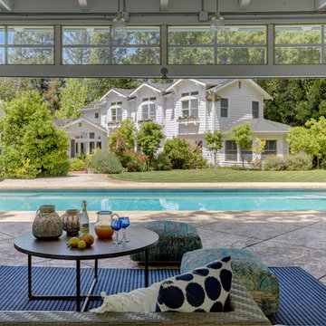 Napa-Inspired Poolside Cabana