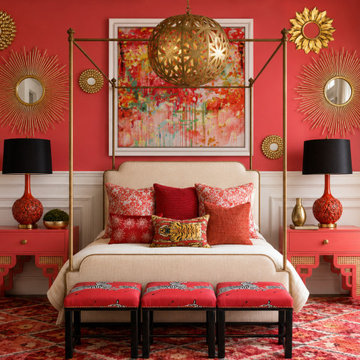 Asian Inspired Bedroom Comes to Life