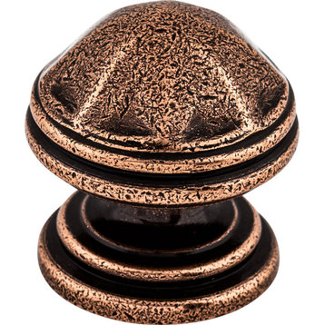 Top Knobs M23 London 1-1/4 Inch Mushroom Cabinet Knob - Antique Copper