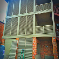 800 Park Luxury Privacy Panels - Exterior Shutters