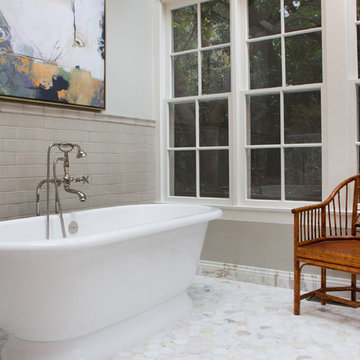 Atrium Inspired Master Bathroom