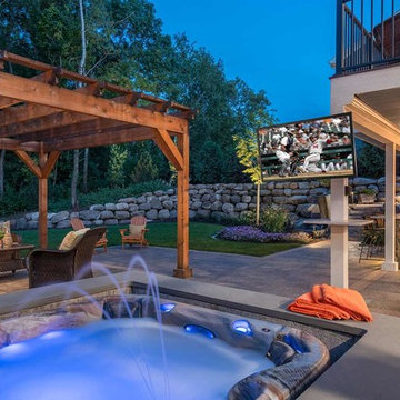 A Landscaper's Dream – Backyard Hot Tub