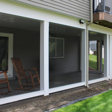 Screened Porch Addition & Composite Deck — Outdoor Living Space